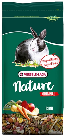 in tegenstelling tot maïs Voorschrift Versele-Laga Cuni Nature Original Food for Rabbits 750g www.megastore.com.mt