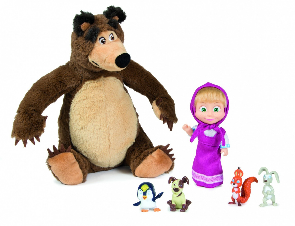 Masha and The Bear Animal Set 3 www.megastore .mt